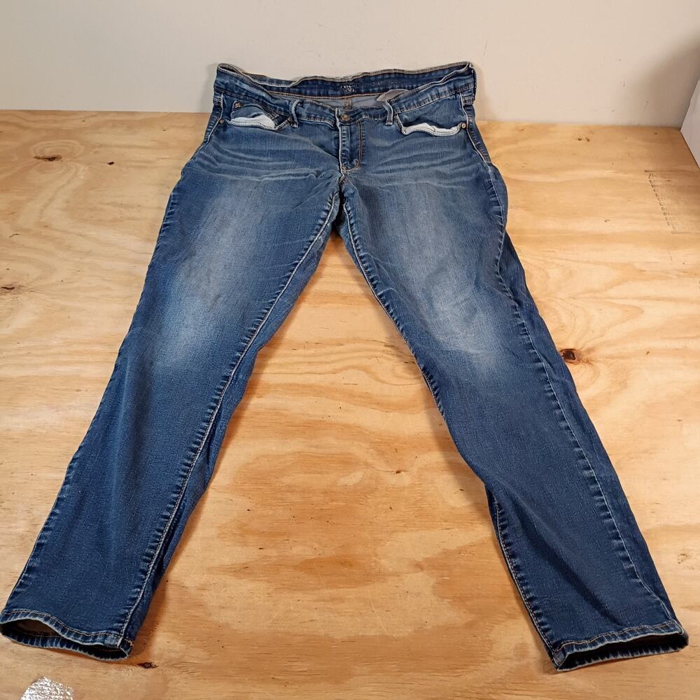Denizen by Levi's Womens Modern Skinny Jeans Size 14M 32x30 Blue Stretch